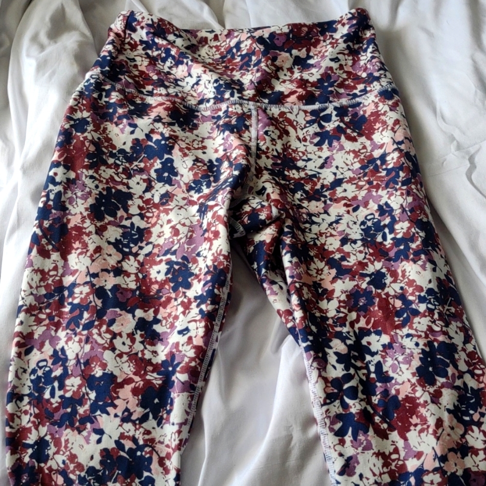 Floral print leggings